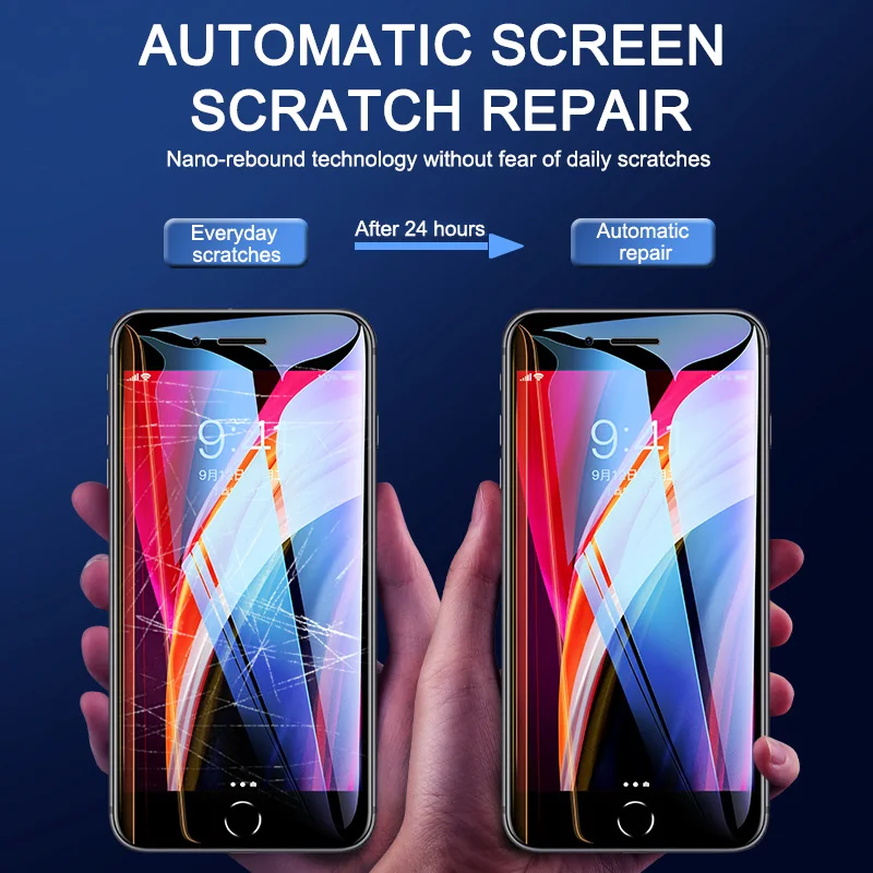 

Full Cover Hydrogel Film Screen Protector For iPhone SE 2020 6 7 8 Plus Soft Protective Film On iPhone 11 X XR XS Max 11 Pro Max