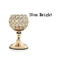 Gold 20cm Gold Candle Holders for 50pcs