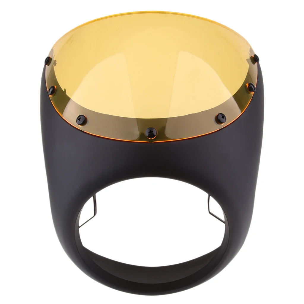 Фара обтекатель ветровой экран универсальный мотоцикл ретро кафе гоночный