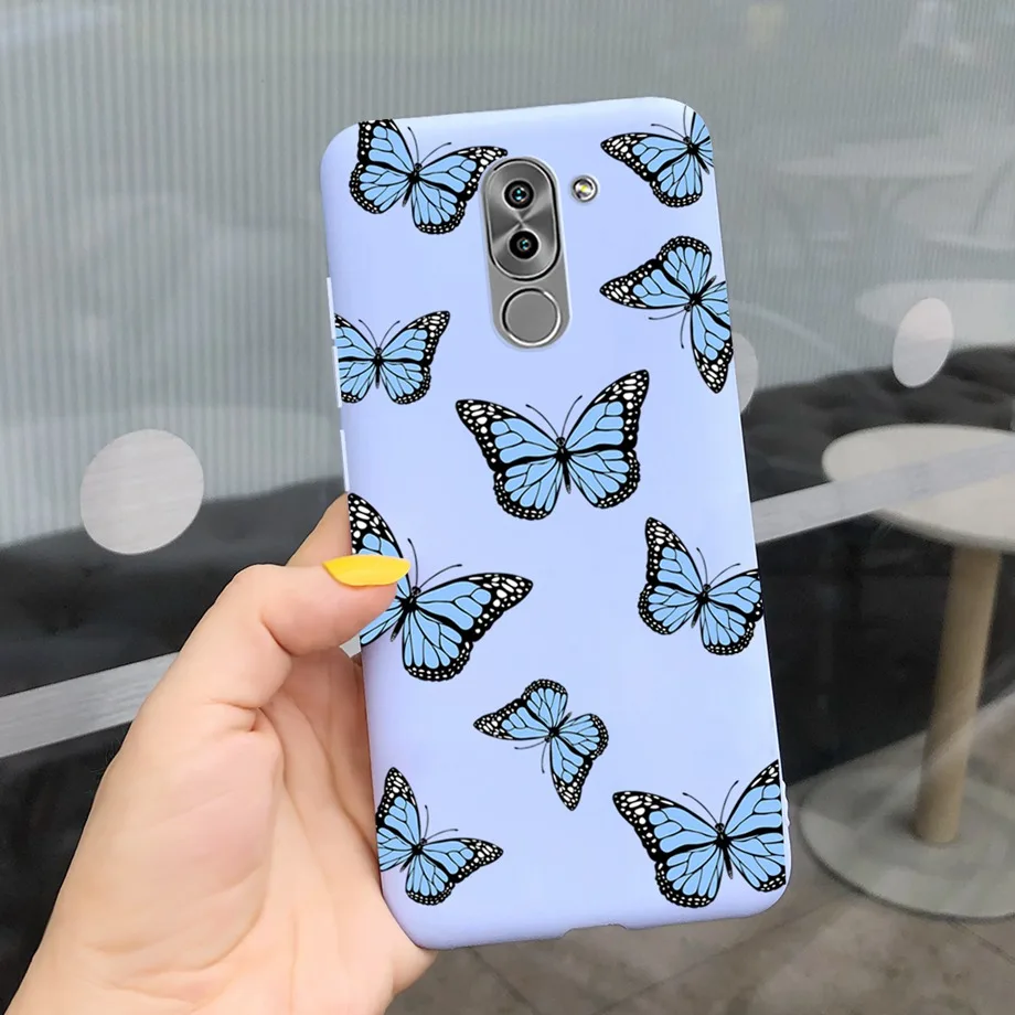 Чехол для Huawei Honor 6X силиконовая Мягкая задняя крышка ярких цветов 6 X