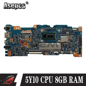 ux305fa with 5y10 cpu 8gb ram mainboard rev 2 0 for asus ux305 ux305f ux305fa laptop motherboard 100 tested free shipping free global shipping