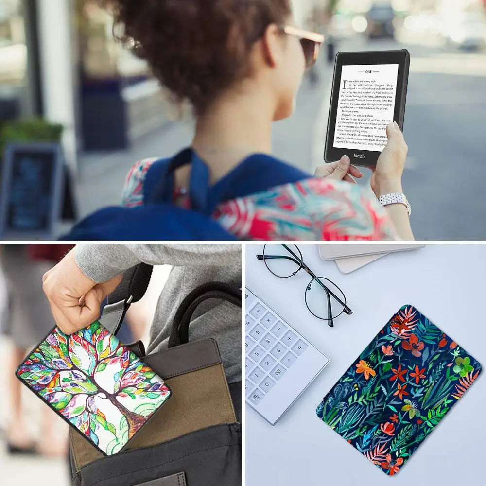 GAUGGER чехол на магните для Kindle Paperwhite 4 eReader(выпуск 10th Gen) с автоматическим выключением/пробуждением Ультратонкий чехол