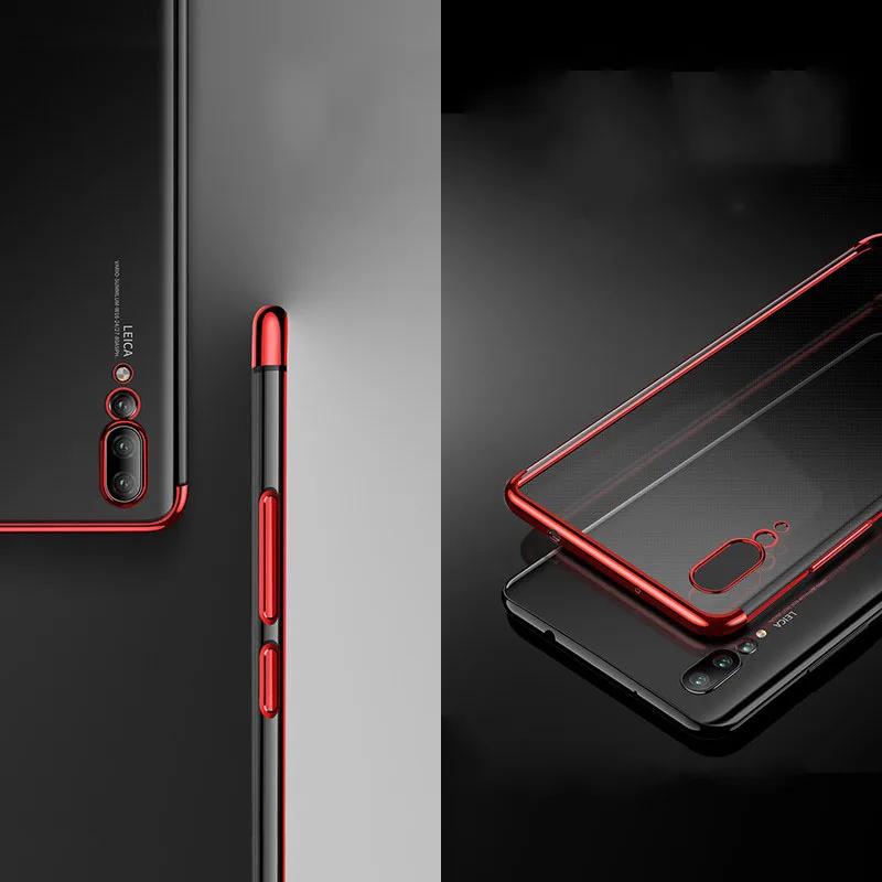 Простой Чехол-бампер для Huawei Honor V10 8 9 10 7X 6X 7A 7C 8X Max Pro Lite Play Note Ультратонкий