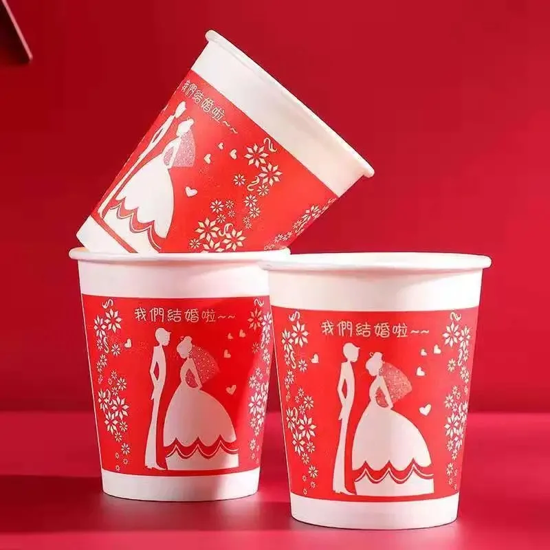 

Disposable Paper Cups Juice Cup Decoration Kids Birthday Wedding Picnic Tableware Supply Dessert Container Dessert Cups