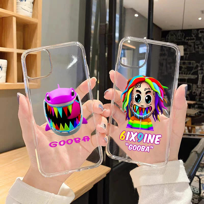 GYKZ Fashion 6IX9INE GOOBA Прозрачный чехол для телефона iPhone 11 Pro XR X XS MAX SE 2020 7 8 6Plus мультяшный Мягкий силиконовый чехол-накладка