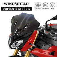 windshield windscreen for bmw s1000r s1000 s 1000 r motorcycle double bubble abs front headlight fairing wind screen deflector