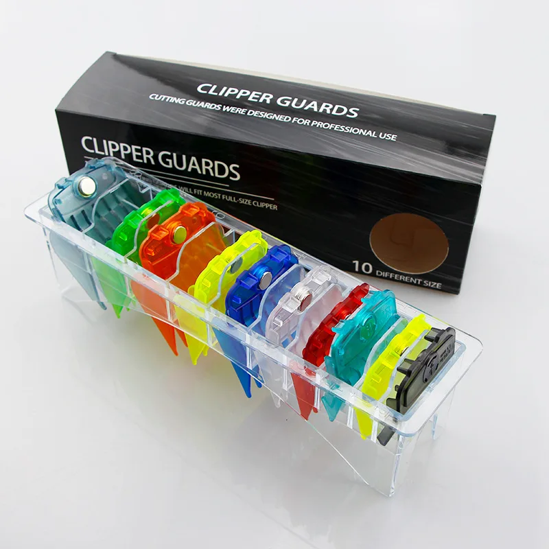 

10P For Wahl Universal Guide Comb Multiple Sizes Limited Combs Hair Clipper Cutting Tool 1.5/3/4.5/6/10/13/16/19/22/25mm G0406