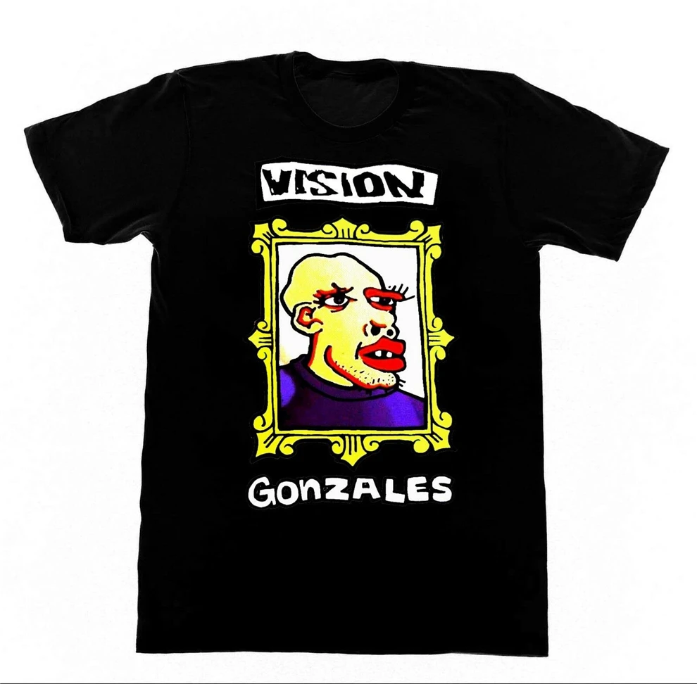 Vision Mark Gonzales Gonz рубашка 89 футболка винтажный скейтборд Gator Hosoi Zorlac крутые Топы