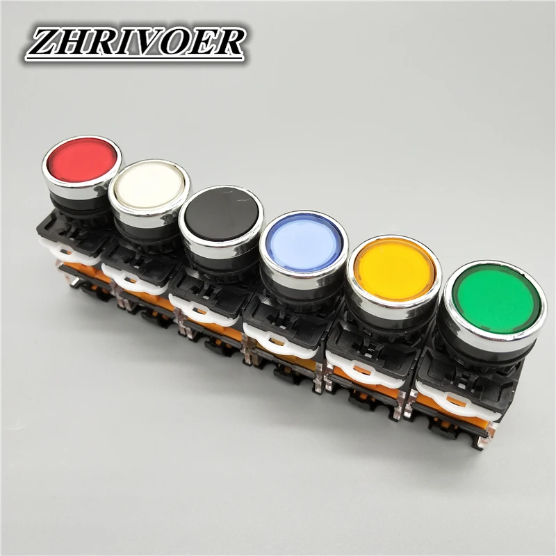 ВКЛ-ВЫКЛ мгновенный Мгновенный кнопочный переключатель 22 мм 4 винтов круговой