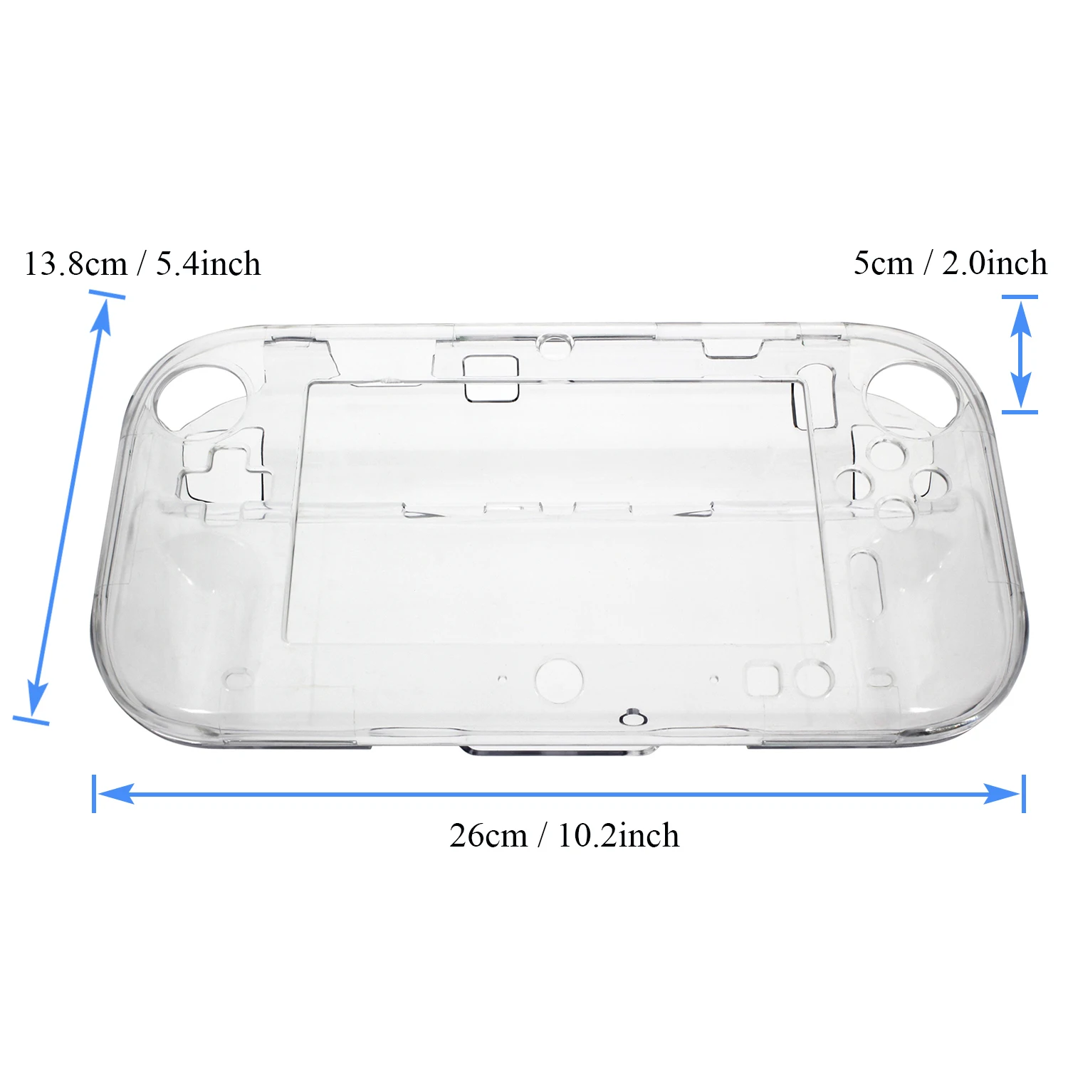 OSTENT защитный прозрачный хрусталь Твердый чехол кожаный для геймпада Nintendo