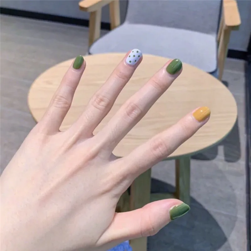 Lamemoria чистые градиентные цвета наклейки для ногтей художественные украшения