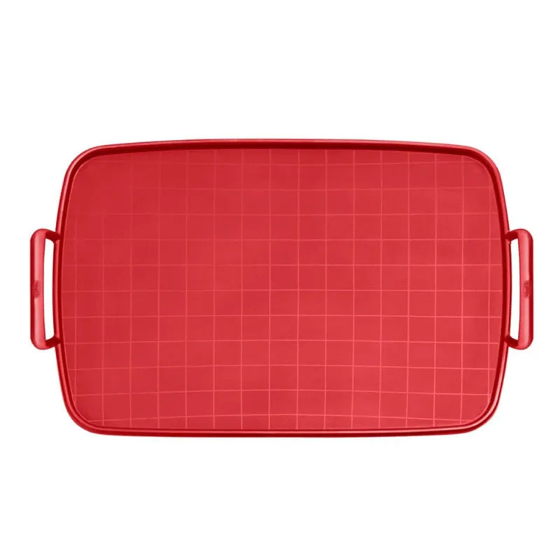

Silicone Baking Mat BBQ Pad Cooling Rack Flexible Reusable Microwave Oven Tray with Handle Kitchen Accessories Dropping