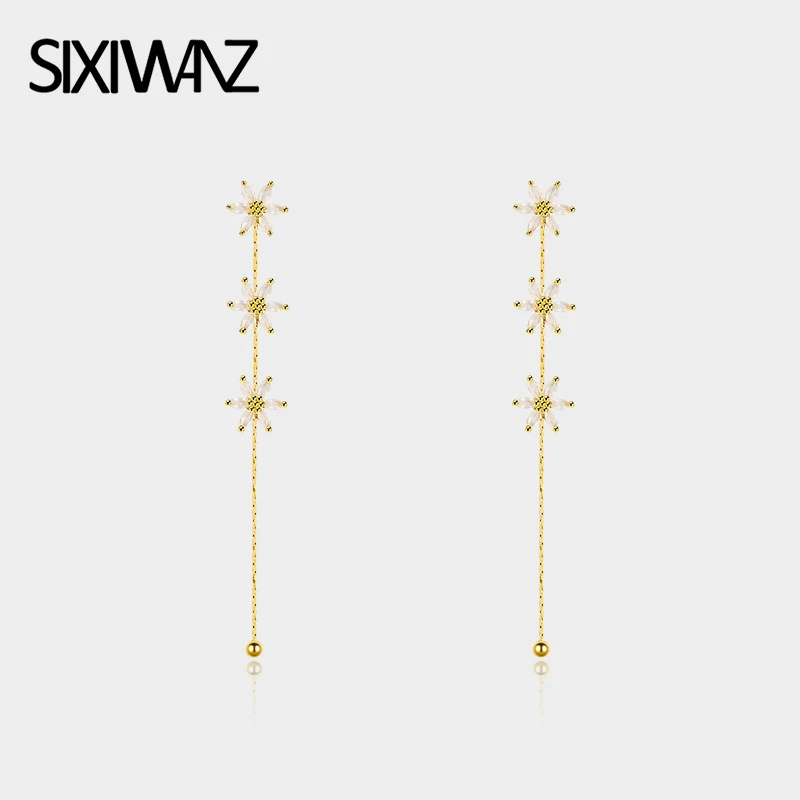 Женские Роскошные серьги с кисточками 925 Корея элегантные женские радужные