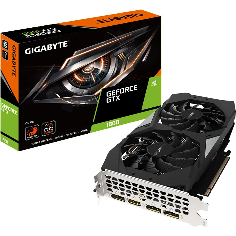 

Новая Видеокарта GTX 1660 OC 6G 8002 МГц бит gddr5 для видеоигр