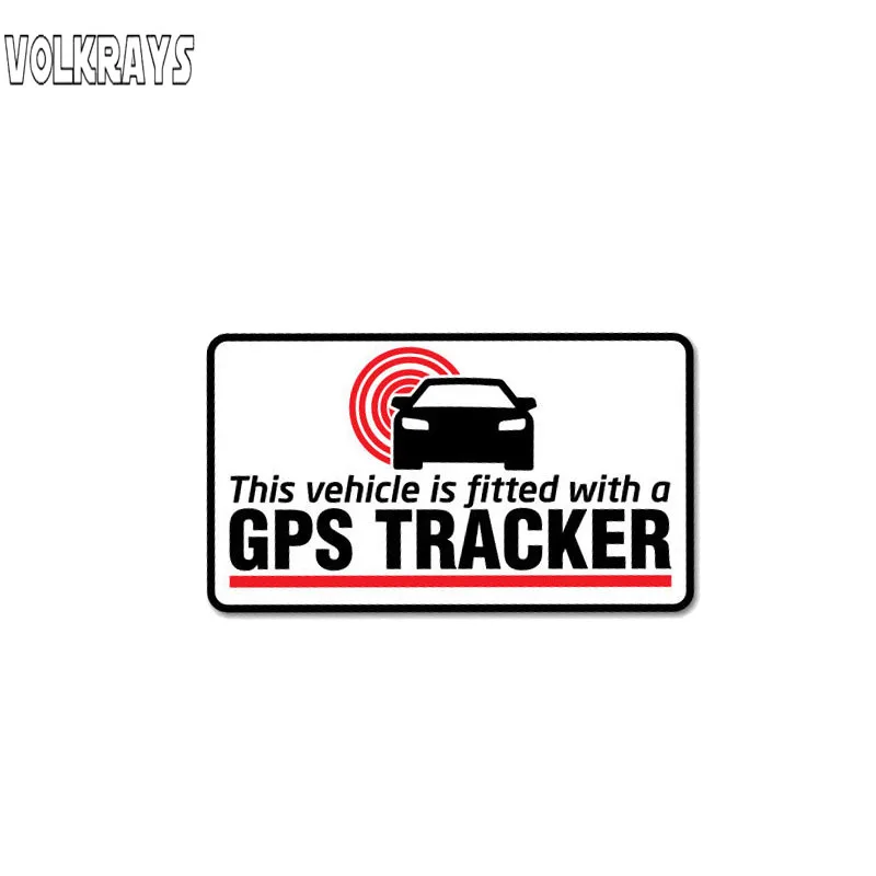 Модная Автомобильная наклейка Volkrays предупреждающий GPS-трекер регулируемые