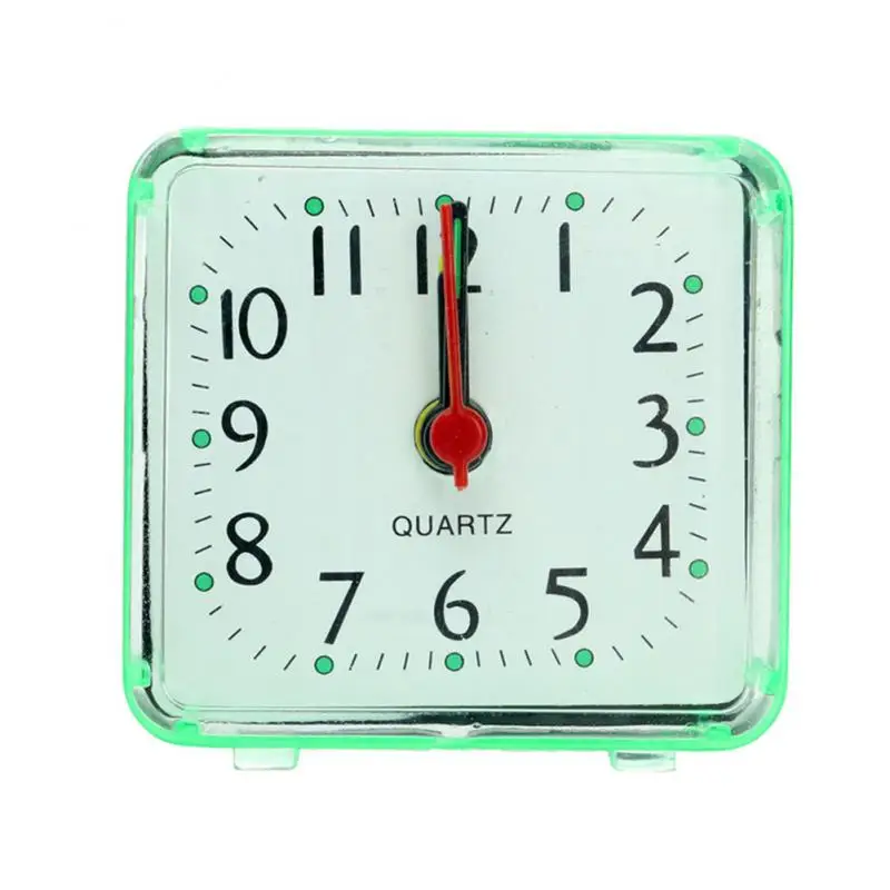Mini Square Small Bed Alarm Clock Transparent Case Digital Children Student Desk Table | Дом и сад