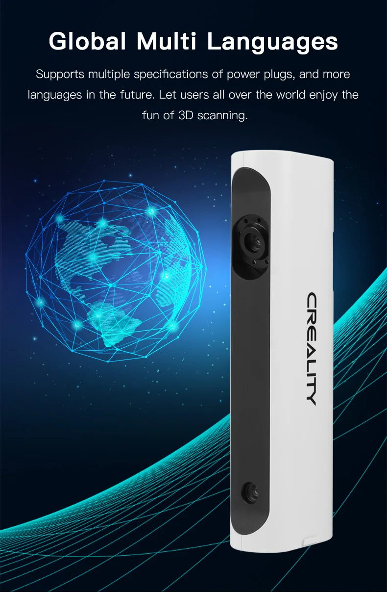 3d-сканер CREALITY CR-Scan 01 высокоточный автоматический комбинированный проигрыватель