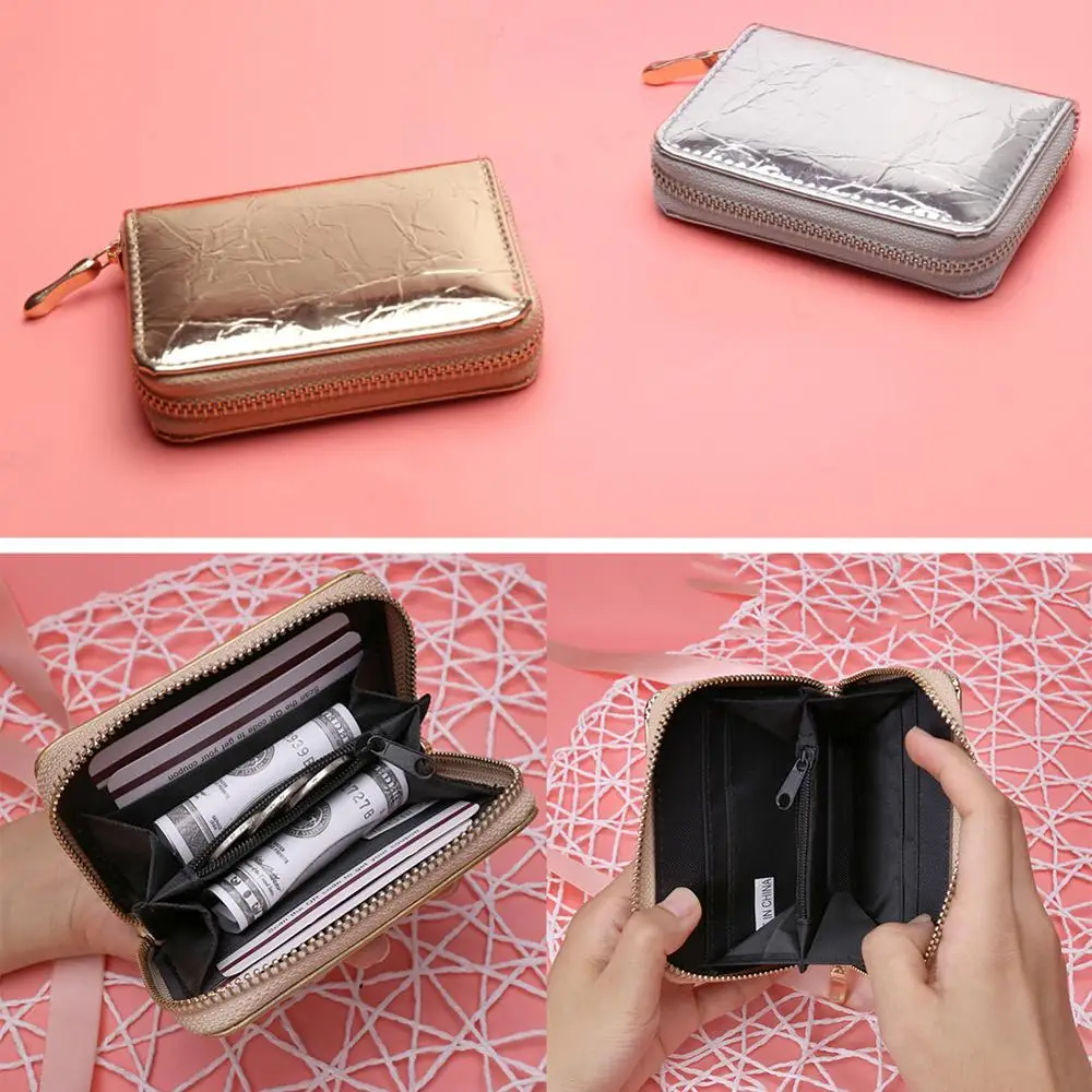 Женский короткий кошелек дневного сцепления сумки для карт дамская змеиная