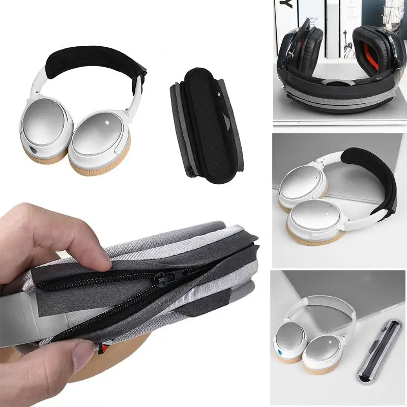 Universal fully enclosed headphone head with cover zipper pad protection | Электроника