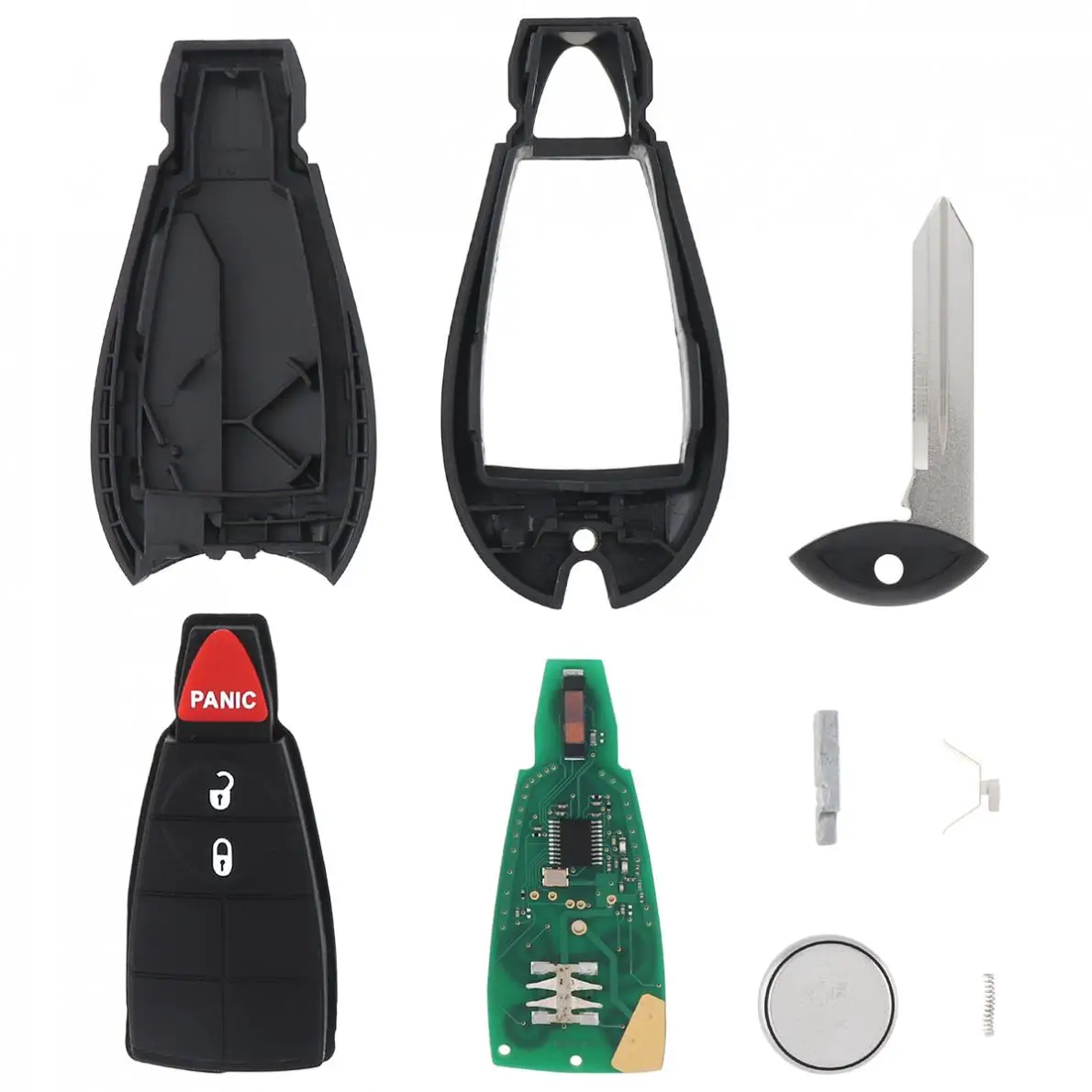 433 МГц 3 кнопки без ключа дистанционный ключ-брелок от машины Оболочка Чехол