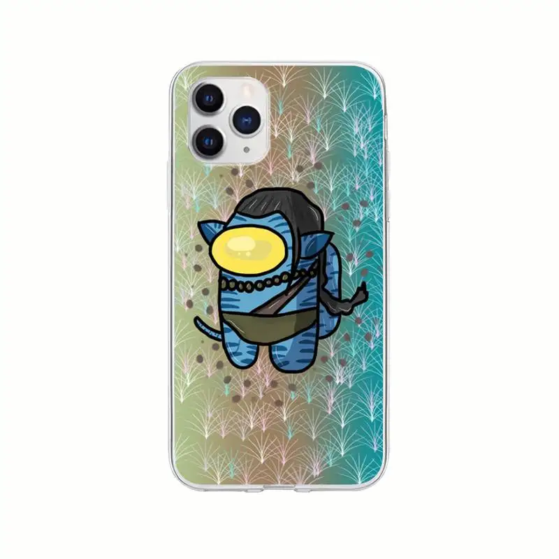 

Trend Dress Up Among Us Transparent Mobile Phone Case For Iphone 12 11 Pro Xs Max 6s 7 8 Plus Xr Xs X 5s Se 2020 Clear Cover