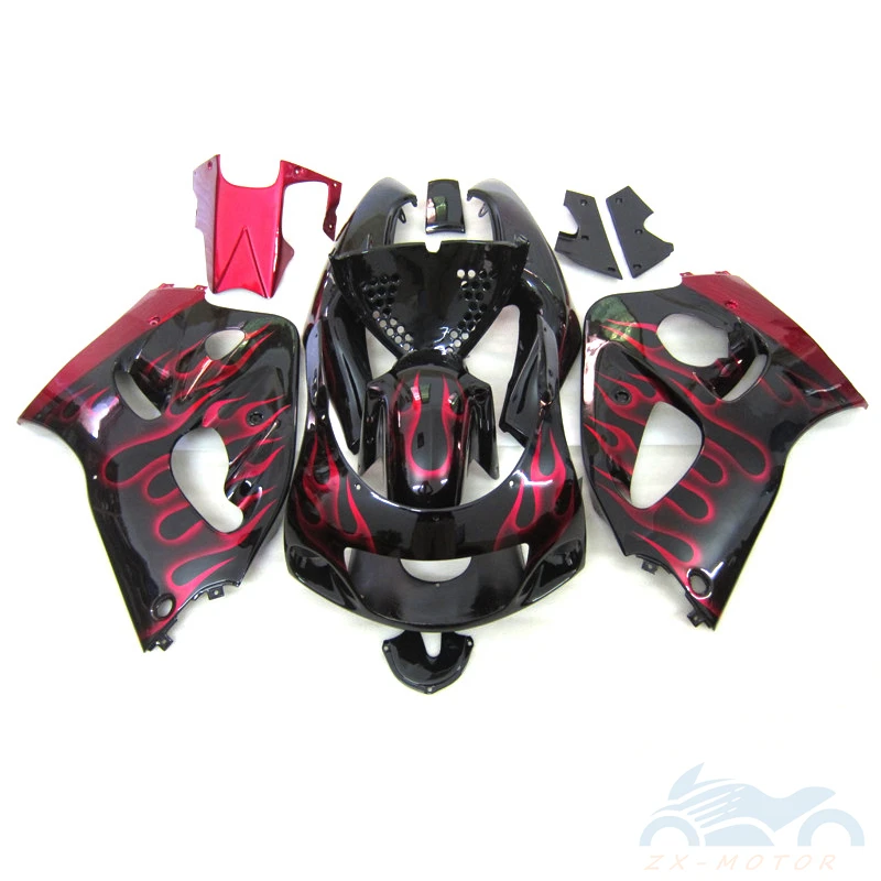 

Комплект защитных обтекателей для Suzuki GSXR600 750 SARD 96 97-00, черный, красный обтекатель GSXR 750 1996 1997-2000 VB12