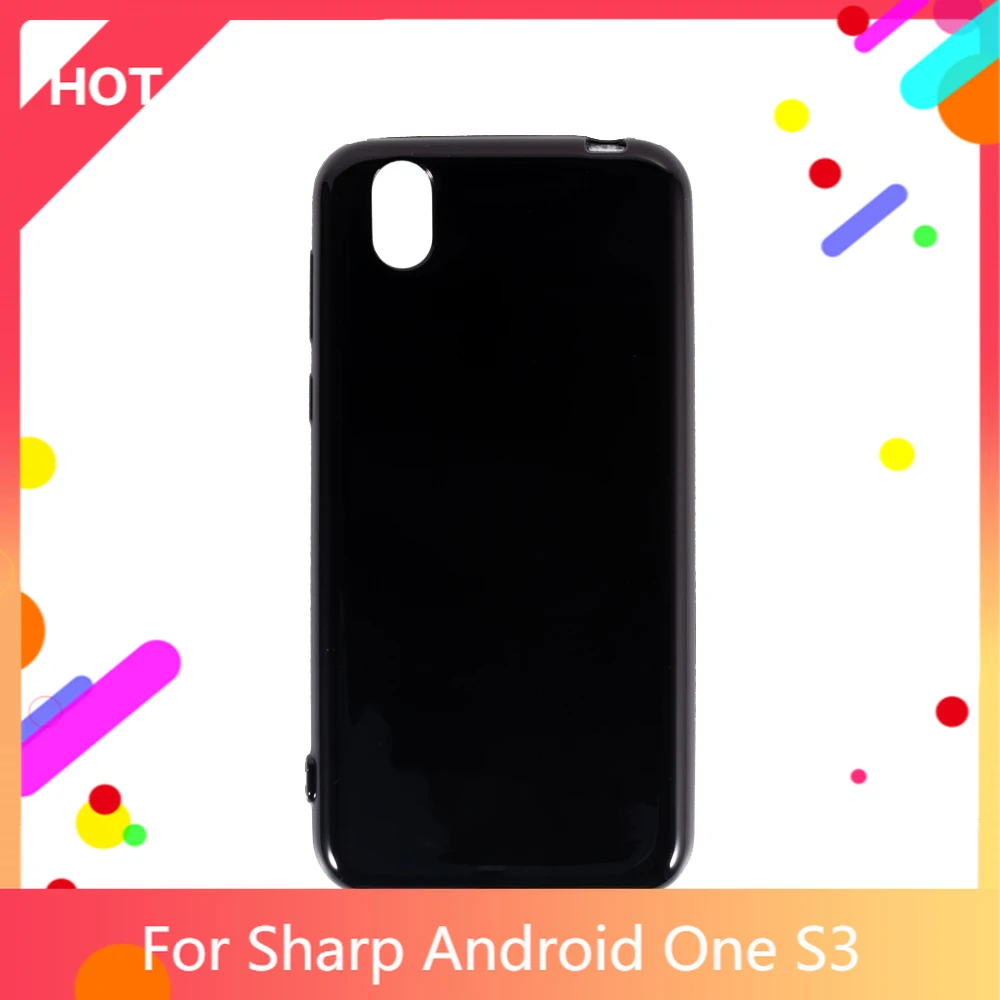 Android One S3 чехол Матовая Мягкая силиконовая задняя накладка из ТПУ для Sharp телефона