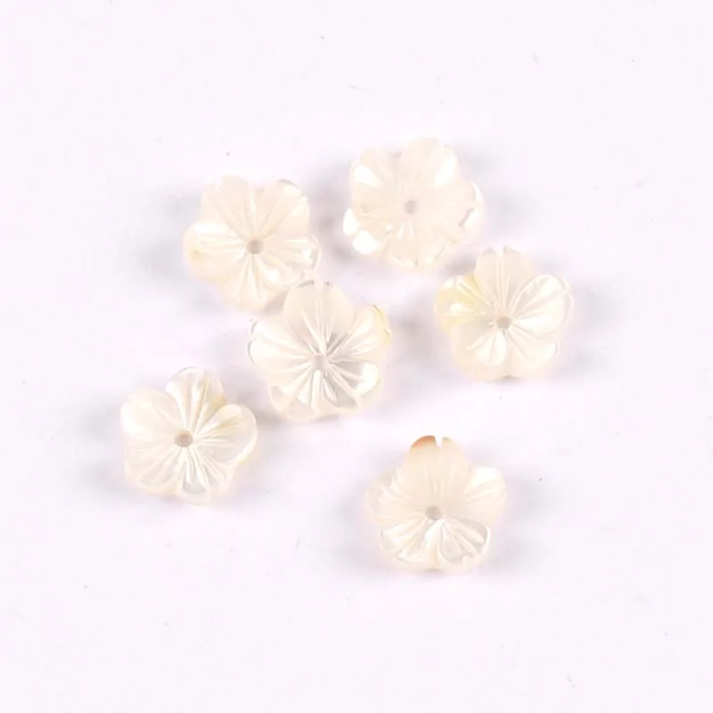 

Изогнутые бусины из натурального перламутра с текстурой бежевого/серого цветов, 5 шт., для изготовления ювелирных изделий, сережек «сделай сам», аксессуары 10 мм, tr0388