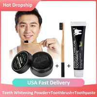 black bamboo teeth whitening toothpaste dental tooth pasta natural activated charcoal toothpaste oral hygiene care dropshipping