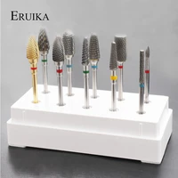 eruika 10 style choice tungsten carbide nail drill bit machine nail cutter nail file manicure for manicure nail art accessories