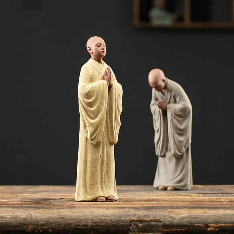 

Zen Monk Buddha Statue Decoration Home Decore Garden Figure
