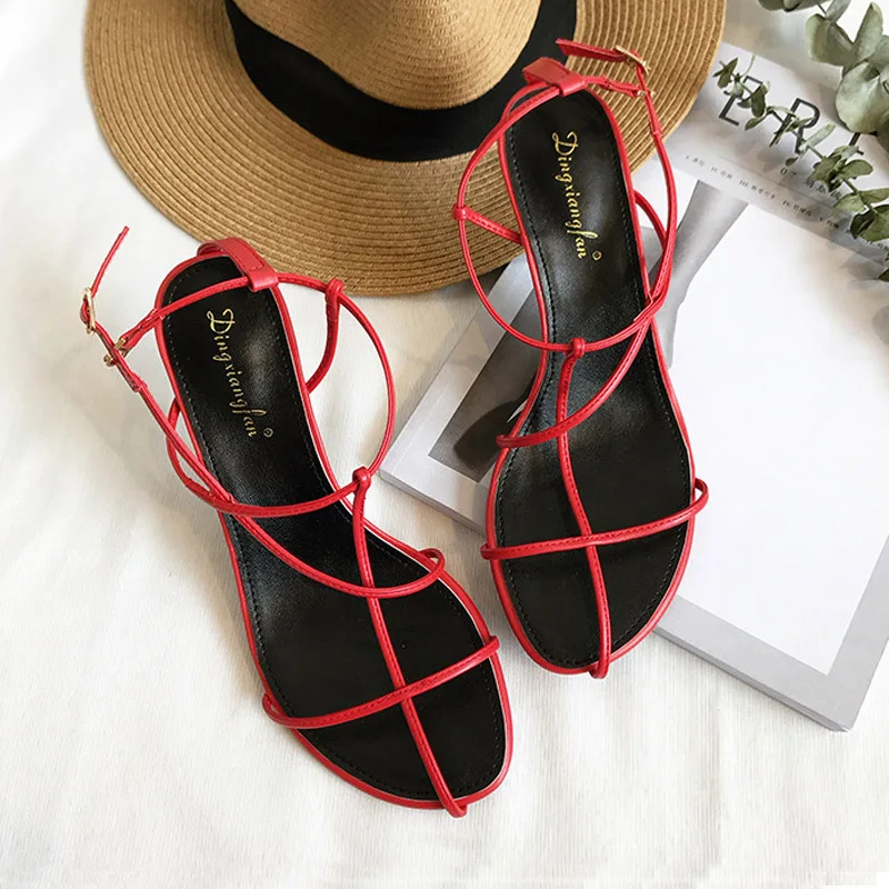 Fashion Women Sandals Narrow Band Classic High Heels Stiletto Open Toe Thin Heel Shoes Summer Women's | Обувь