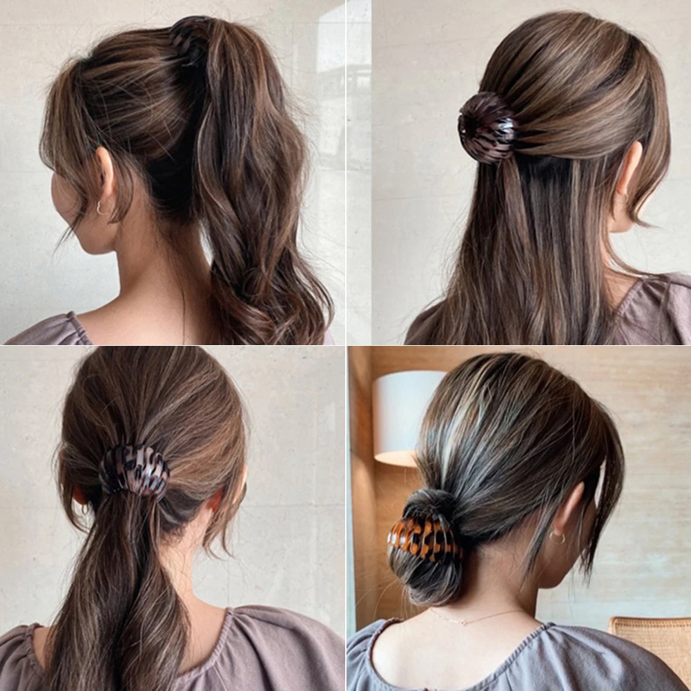 Модная женская заколка для волос с леопардовым принтом хвостика в виде птичьего