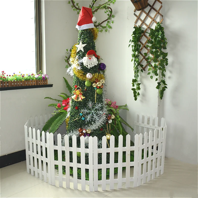120 см деревянное ограждение украшение для рождественской елки праздничный