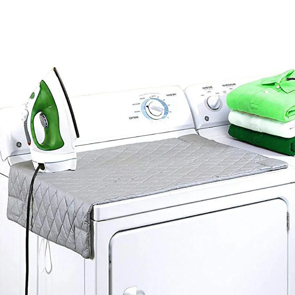 

Ironing Blanket Magnetic Pad Laundry Mat Cotton Ironing Pad Washer Dryer Cover Board Mesh Press Clothes Protect Protector