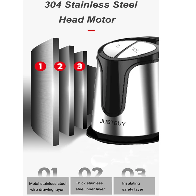 Нержавеющая сталь детская пищевая Мясорубка измельчитель электрическая