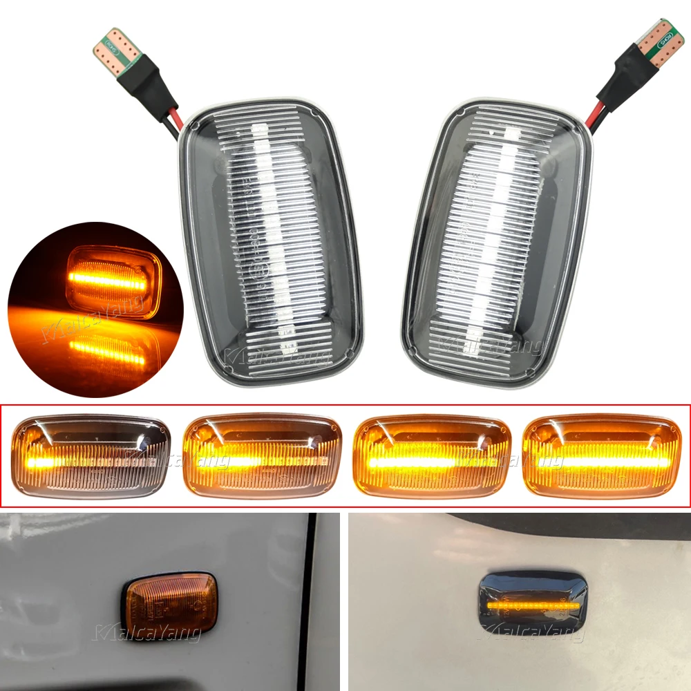 

Динамический светодиодный боковой указатель поворота для автомобилей Toyota Landcruiser 70, 80, 100