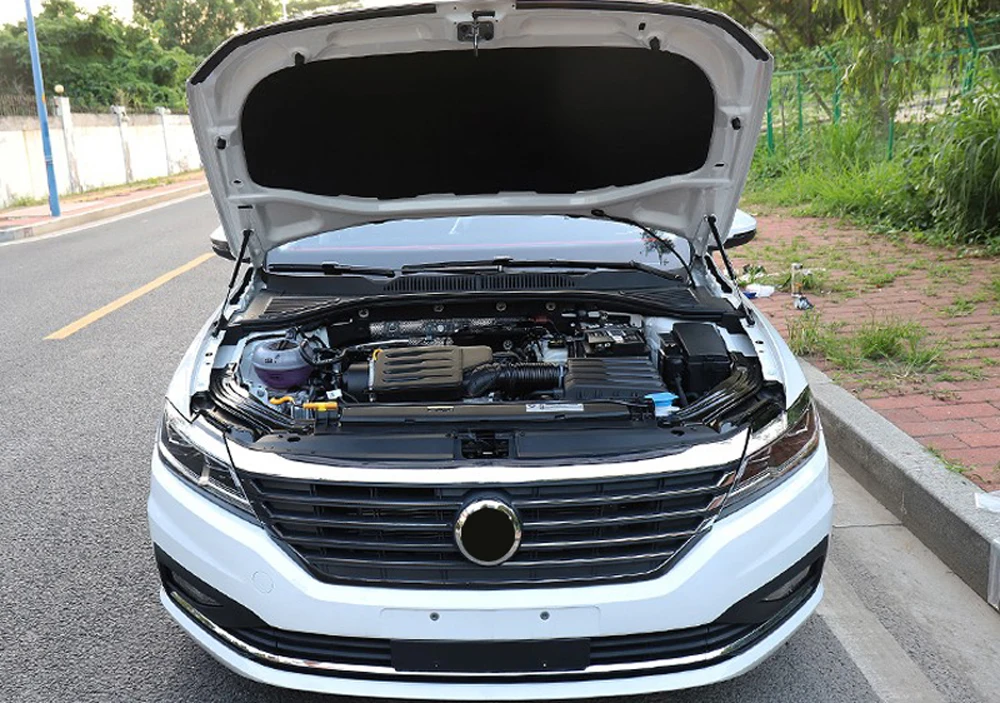 Для VW Volkswagen Jetta MK6 2012 2018 нержавеющая черная опорная часть корпуса двигателя