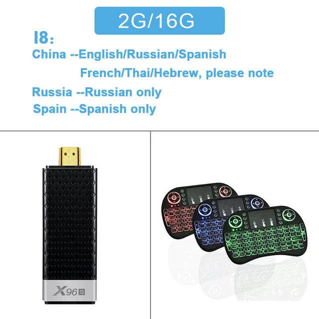 2G 16G with I8 X96S Android 9,0 4GB32GB tv Box Phone AIRPLAY/DLNA Ultra HD 4K tv Stick 2,4G/5G wifi BT4.2 USB3.0 Smart медиаплеер приставка - Цвет: 2G 16G with I8