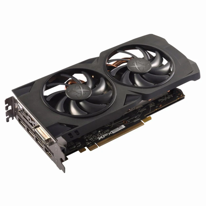Б/у видеокарты XFX RX 470 4GB 256bit GDDR5 для настольных ПК и игр видеокарта не майнит rx 470D