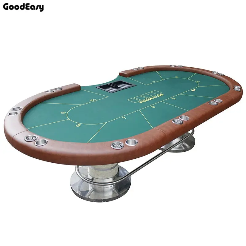 Деревянный стол для казино 280*140 см 6 цветов покерный Техасский квадратный столик
