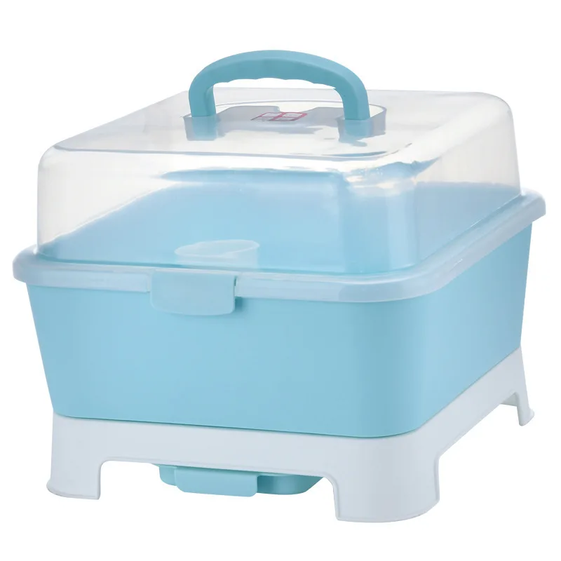 

Kitchen Multifunctional Dish Storage Box Dust-proof and Insect-proof Chopsticks Storage Rack Large-capacity Tableware Drain Rack
