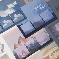 sea of clouds mountains sticky notes 60sheets multiple editions creative scenery student message paper school stationery