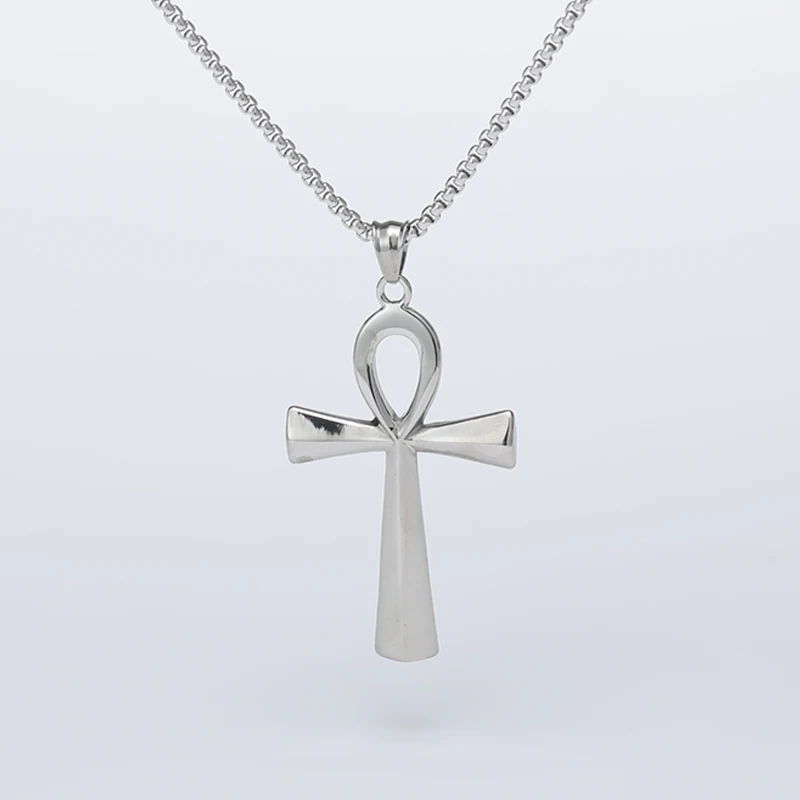 Подвеска с крестом ожерелье для мужчин колье из нержавеющей стали Bijoux Jesus Christ Joyeria