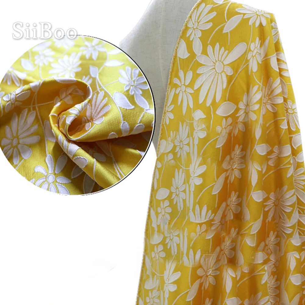 Американская пасторальная красно желтая фиолетовая Цветочная жаккардовая