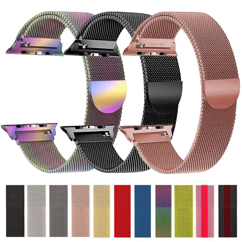 Ремешок для часов Миланская петля Браслет ремешок наручных iwatch 4/3/2/1 44 мм 40 полосы