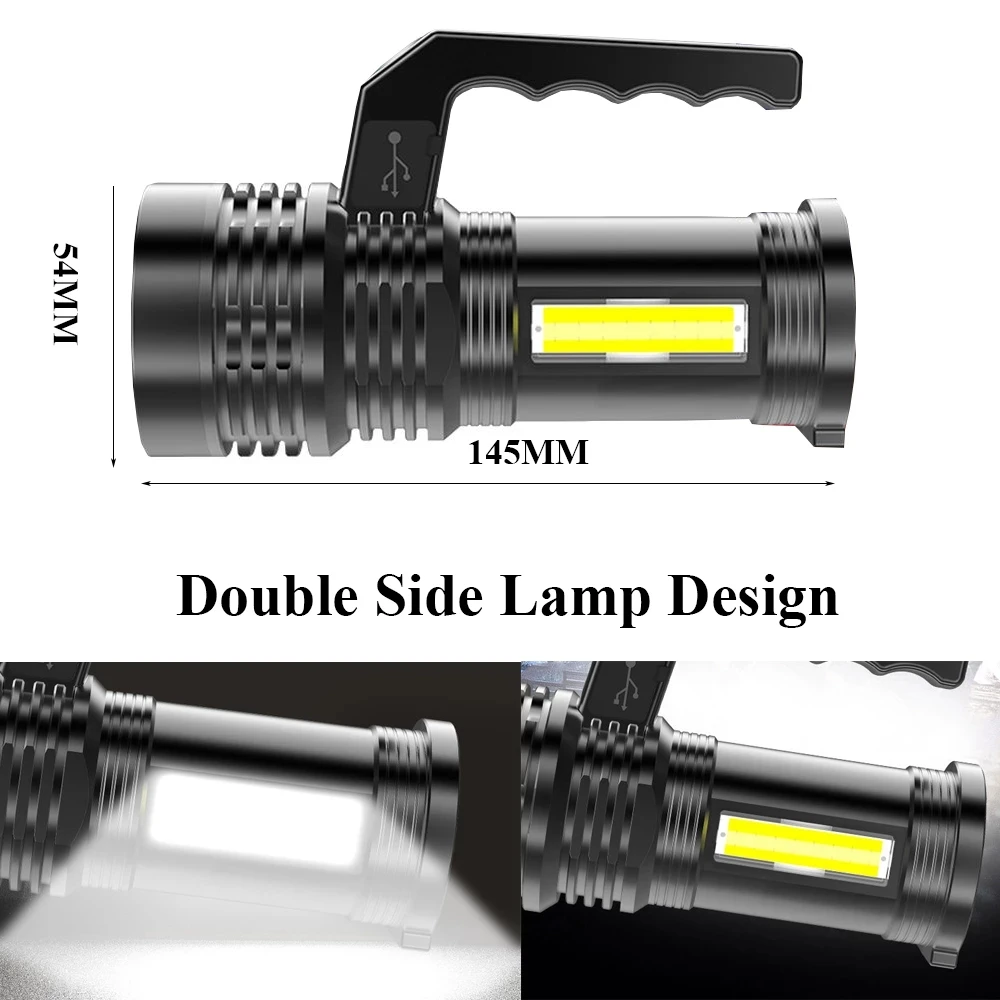 

Led Mini Bright Ultra-bright Flashlight Charging Outdoor High-power Far Shooter Lift Lamp Search Xenon Argon Home Lamp