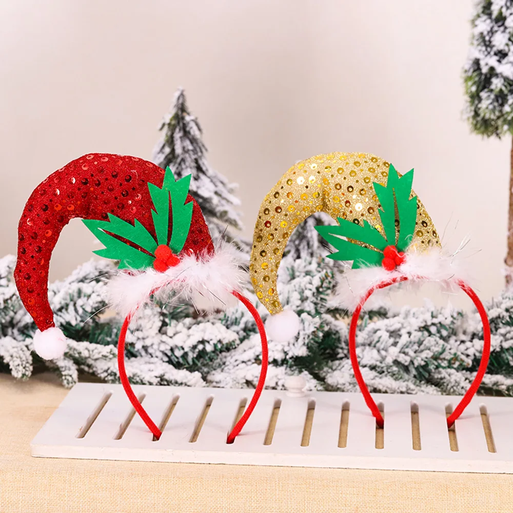 Рождественская повязка на голову Санта Пеппа головной убор обруч рождественские