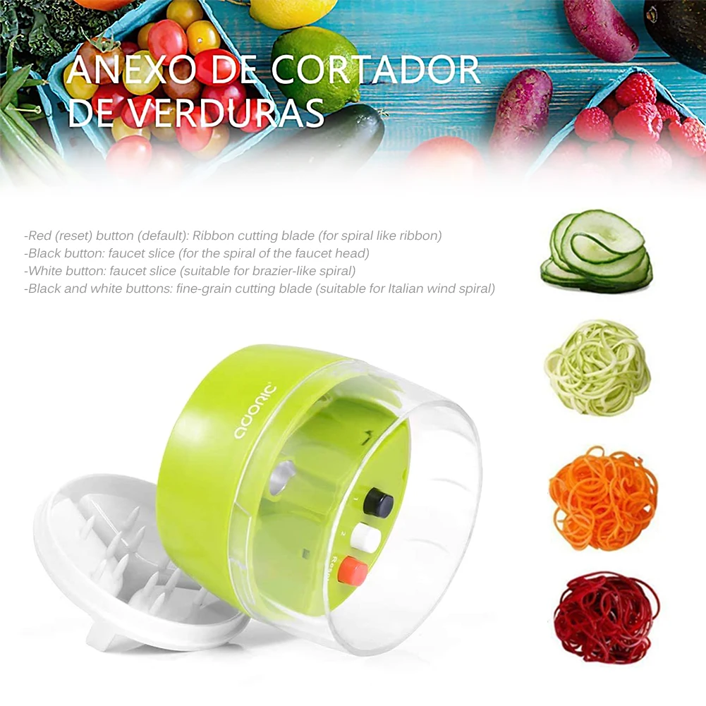 

Kitchen Accessories Carrot Cucumber Grater Spiral Blade Cutter Vegetable Fruit Spiral Slicer Cooking Tools Kitchen Gadget