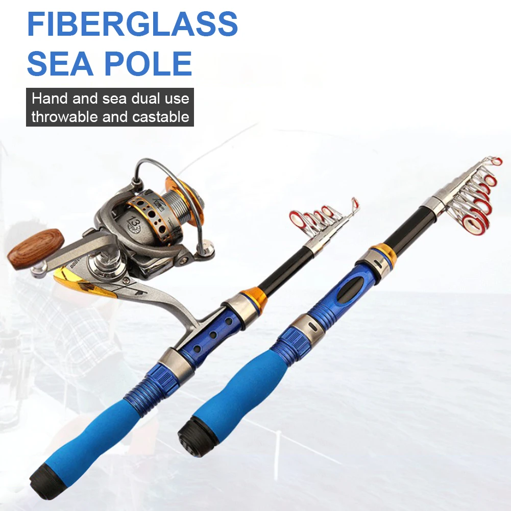 

Fishing Rod Rivers And Lakes Fishing Equipment Practical Tool Fishing Rod Super Hard Mini Fishing Rod 1m 1.2m 1.5m FRP Ice